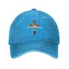 Baseball Cap Faith Over Fear Lion Jesus Cross  Classic Retro Dad Trucker Flat Bill Brim Hat for Men Women