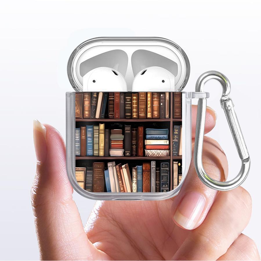 Искусство Книг Прозрачные Чехлы для Наушников Чехол для Airpods 4 Pro 3 Pro2 1 Pro3 2