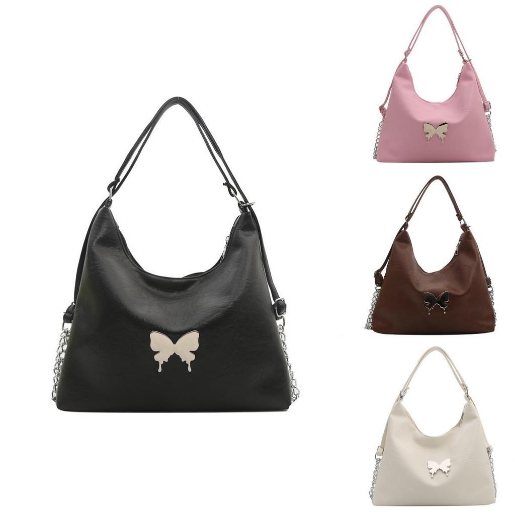 Chic Seam Stitching Tote Bag For Women 2024 Spring New Fashion Commuter Shoulder Bag