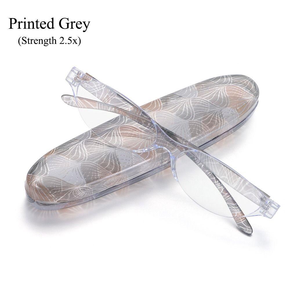 Очки для чтения Маленькие Овальные Анти-синий свет Очки для чтения Цветочные Очки для чтения с Футляром