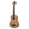 KALA U-Bass Ukulele Bass, Exotic Wood Series, Quilted Ash Body, Roundwound Strings, UBASS-QA-FS, Includes Gig Bag