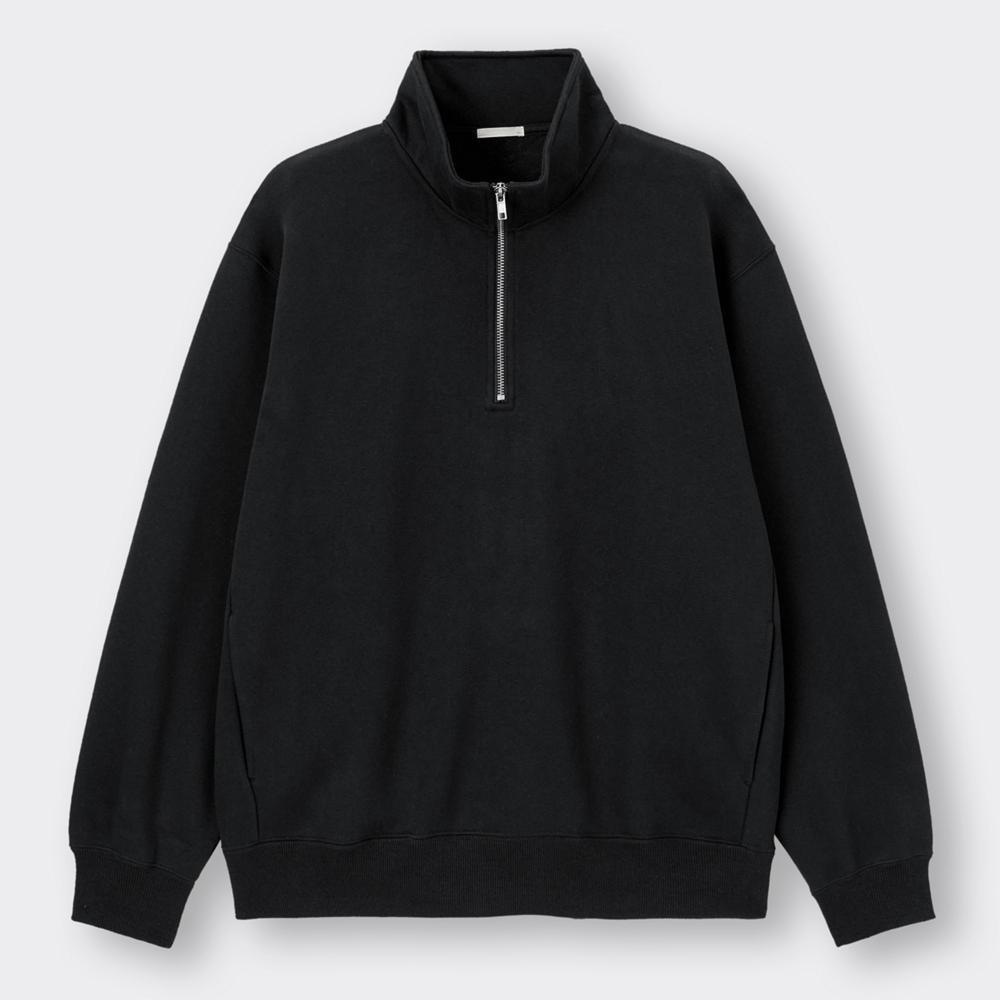 Толстовка Gu Heavyweight с застежкой-молнией на половину длины, длинный рукав 