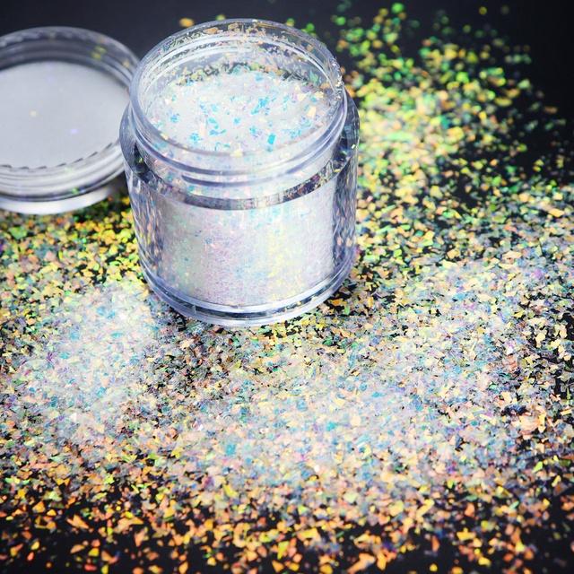 Mermaid Sequins Glitter Nail Accessories Shiny Irregular Fine Pieces for Gel Nail Tips Decoration Manicure Professional Supplies