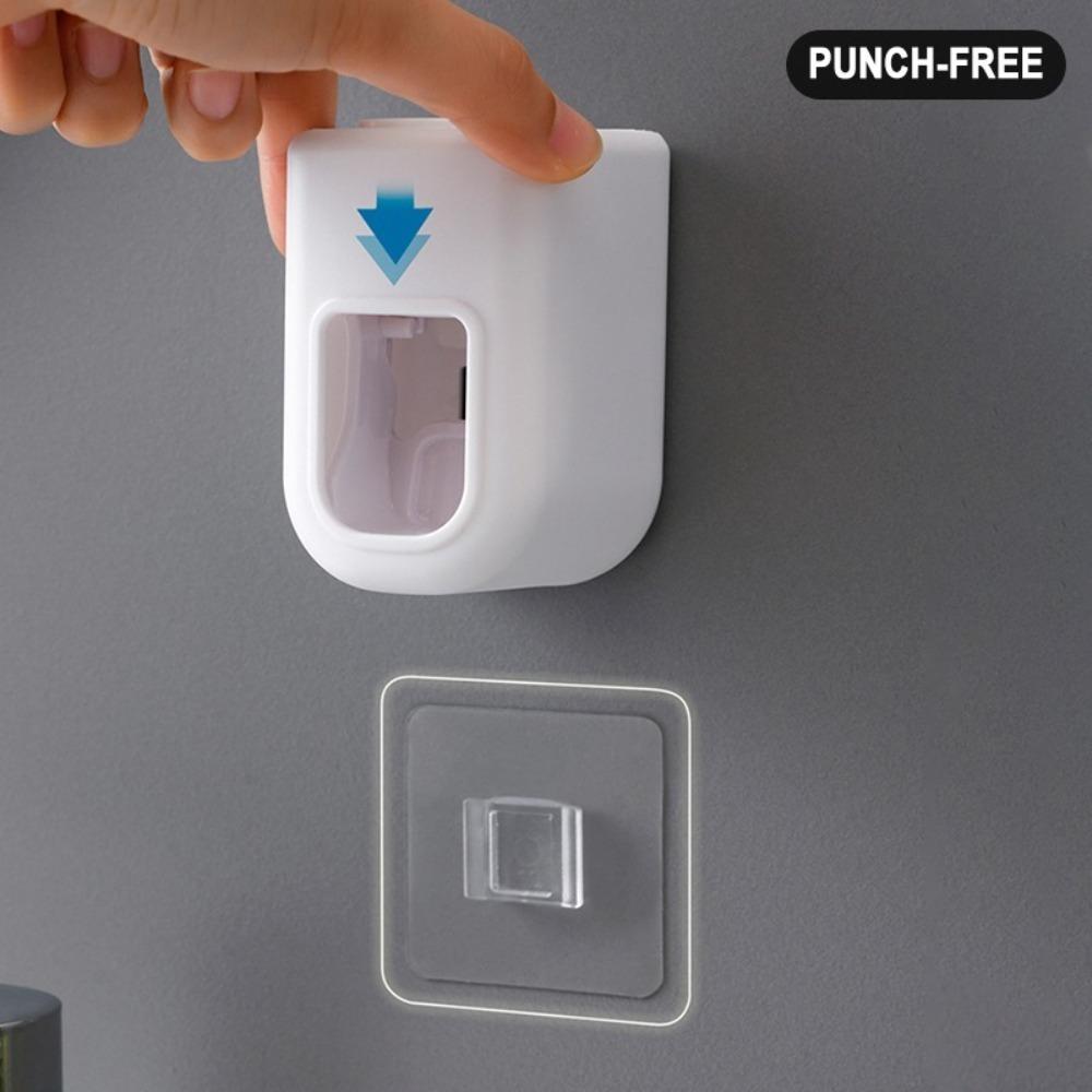 Accessories Creative Wall Mount Toothbrush Holder Toothpaste Dispenser Lazy Toothpaste Squeezer