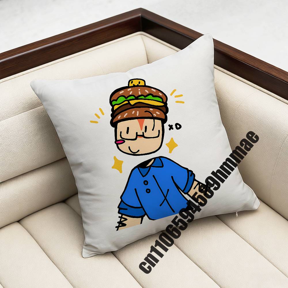For Funny Clkidd n Throw Pillow Case Sham xcm xcm Square Car Pillowcase Pad Cushion Cover