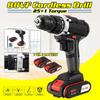 220V AC Cordless Drill 1 Batery Rechargeable 25 88VF +1 Torque With Screwdriver Bit