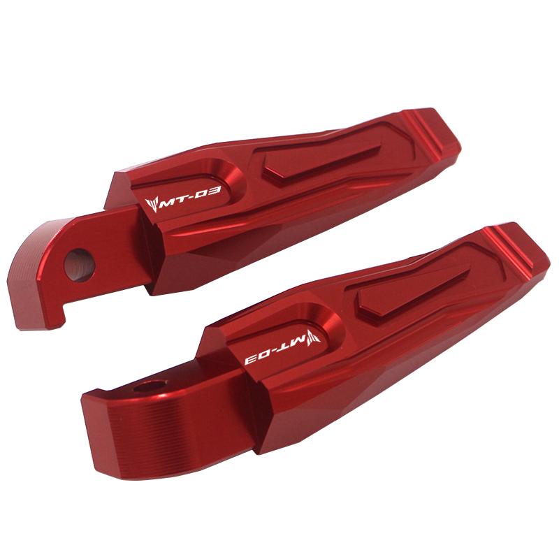 Motorcycle Rear Foot Pegs Passenger Foot Pedal Rests For Yamaha MT03 MT 03 25 MT25 YZF R3 R25 MT-03 MT-25