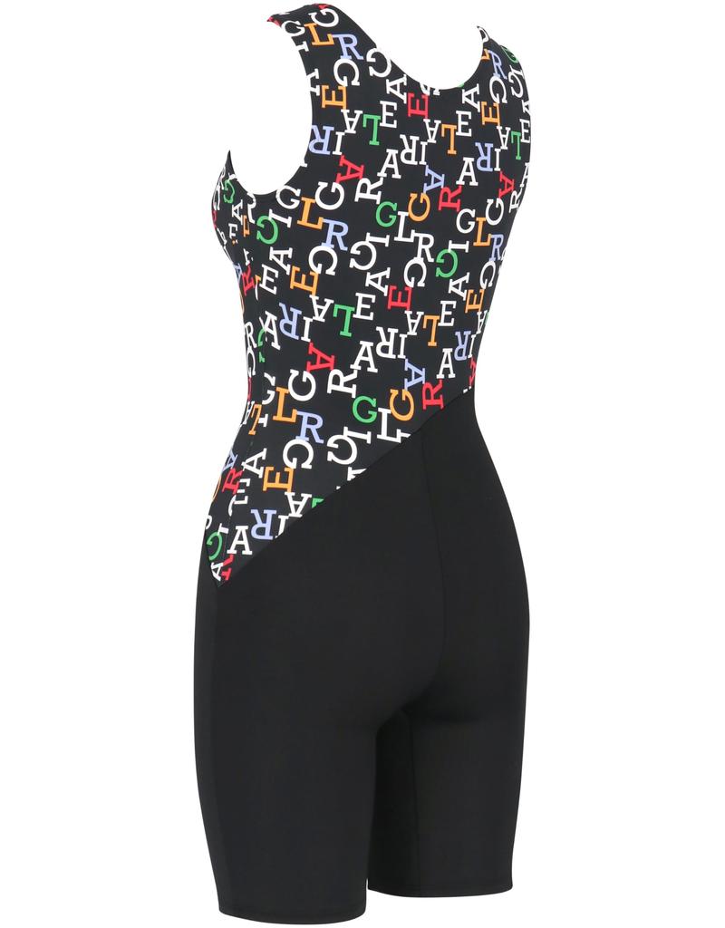 Купальник Wacoal Swim Wear с моделирующим спину эффектом, слитный, разглаживает спину, закрывает спину, подходит до размера Q, большой размер SWR424 BS 15L