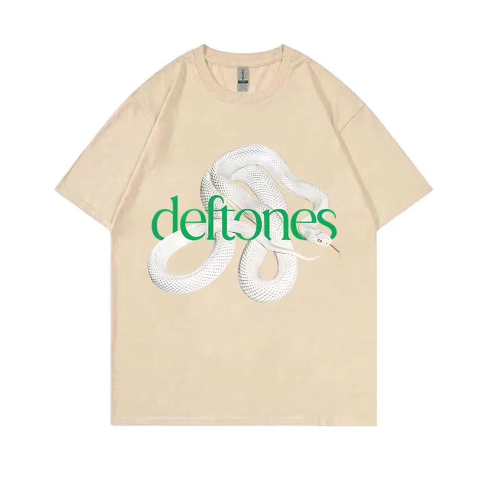 Rock Band Deftones T Shirts Private Music Snake Graphic T Shirt Men Women Vintage Alternative Heavy Metal Oversized Tshirt Tops