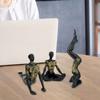 Yoga Figure Statue Resin Zen Yoga Figurine Home Desktop Decor Yoga