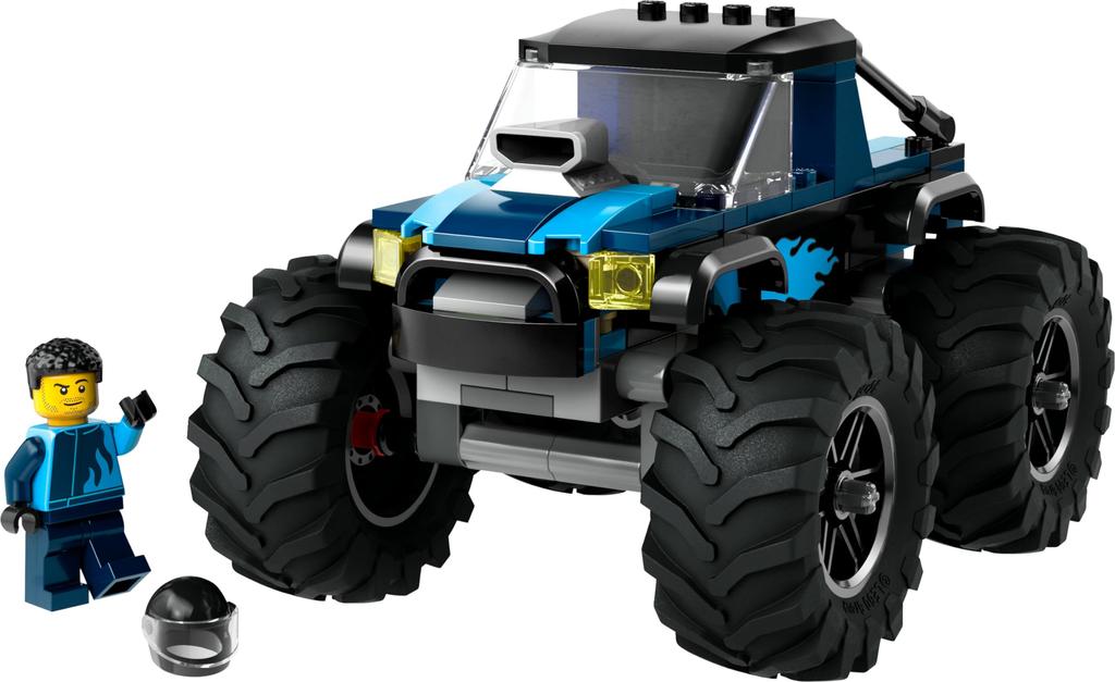 LEGO City Blue Monster Truck Игрушка Подарок на день рождения Блок Обучающий Рождество Мальчики Девочки Дети 5 лет 6 лет 7 лет 8 лет