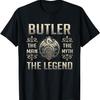 Butler Last Name Shirt Butler Man Myth The Legend T-Shirt