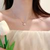 Elegant Delicate Pearl Pendant Clavicle Necklace For Women Unique Design Girl Jewelry Everyday Birthday Party Gift