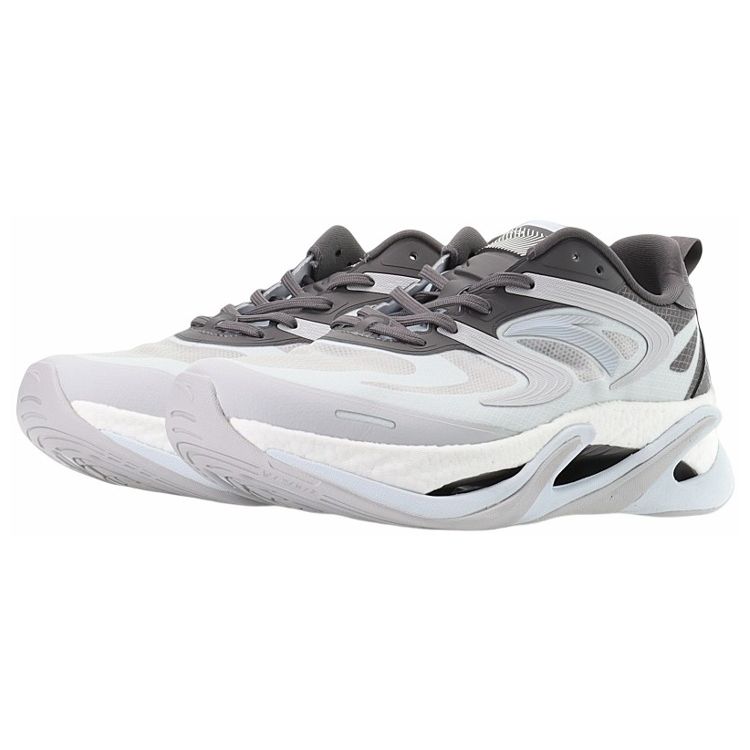Anta Not Stop Pro Shock Absorbing Нескользящие износостойкие низкие кроссовки для бега мужские кроссовки сине-серые 112225596-2