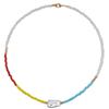 Bohemian Seed Beads Imitation Pearl Necklace For Women Colorful Beaded Boho Choker Necklaces Collares Clavicle Jewelry