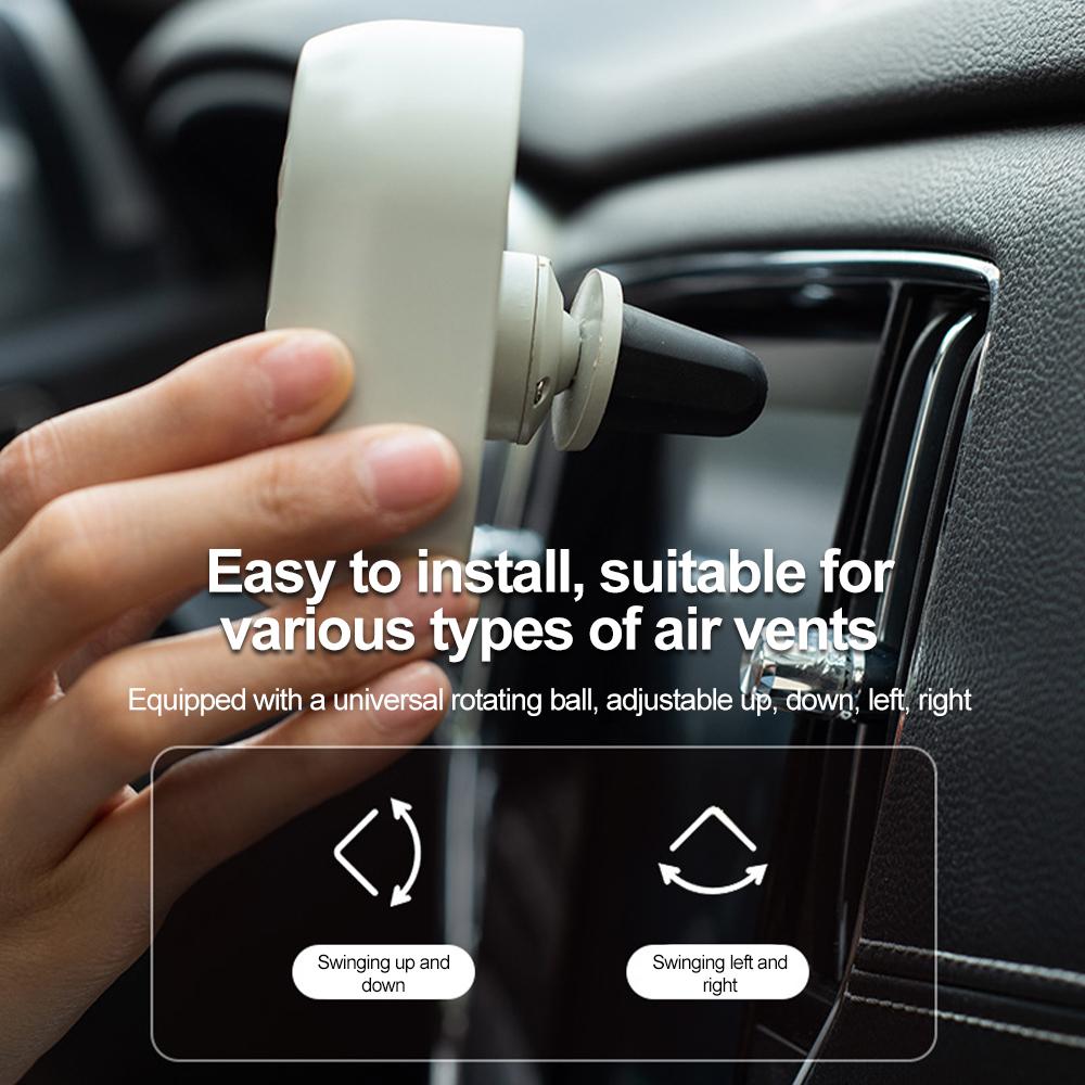 Автомобильный мини-вентилятор с USB-зарядкой и выходом для воздуха Электрический вентилятор со светодиодной подсветкой Турбовентилятор с семью лопастями Автомобильные электроприборы