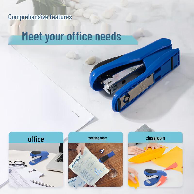 Deli No.12 Heavy Duty Stapler CN plug (adapter included)