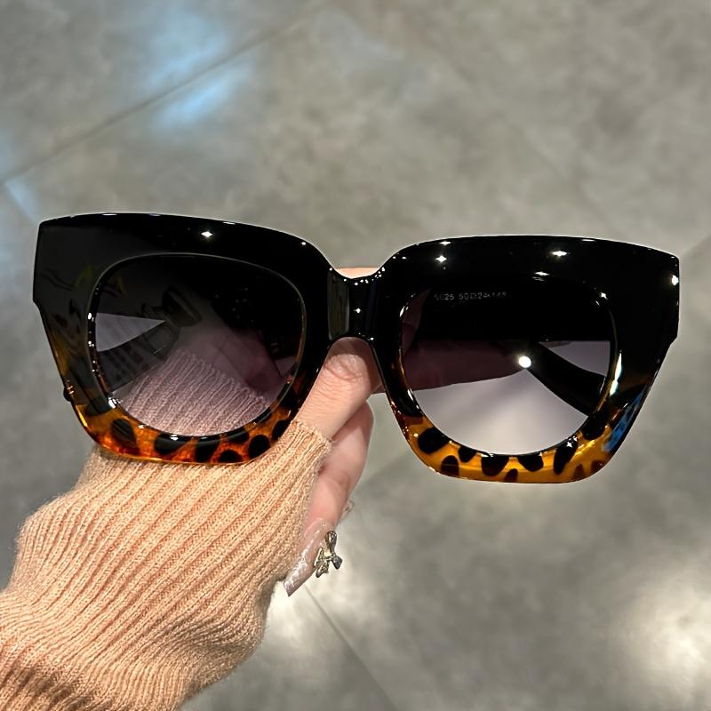 New Gradient Cat Eye Fashion Sunglasses for Women - Trendy Anti-Reflective Fashion Shades with Color Block Design,Beach & Party