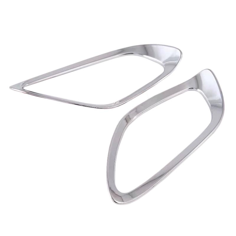 Передние/задние противотуманные фары, накладки на лампы, 2 шт., блестящие/углеродное волокно, автомобильные аксессуары, подходят для Kia