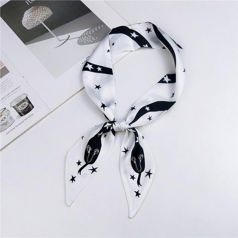 New Scarves Silk Scarves Women'S Spring And Autumn Season Long Decorative Professional Scarves Summer Thin Styles Paired With Shirts Stylish