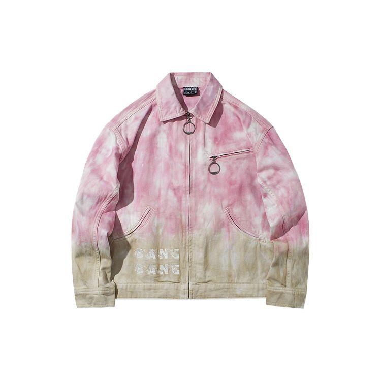 Li-Ning Badfive Tie-Dye свободная спортивная куртка женская куртка розовая абрикосовая AFDR380-2
