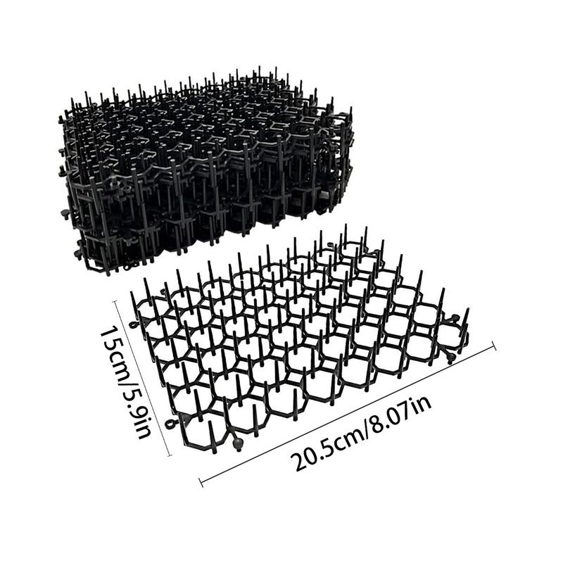 12 Pack Cat Deterrent Mat Scat Mat Spikes Plants Indoor Furniture Outdoor Garden Fence Pet Repellent Barrier Cats Repeller Dog