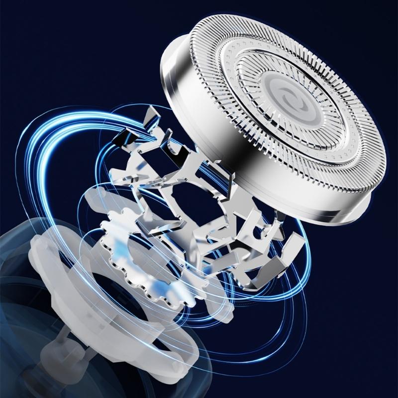 Travel Friendly Rechargeable Electric Shaver Waterproof Electric Shaver ABS Texture Suitable for Men Wet and Dry Use