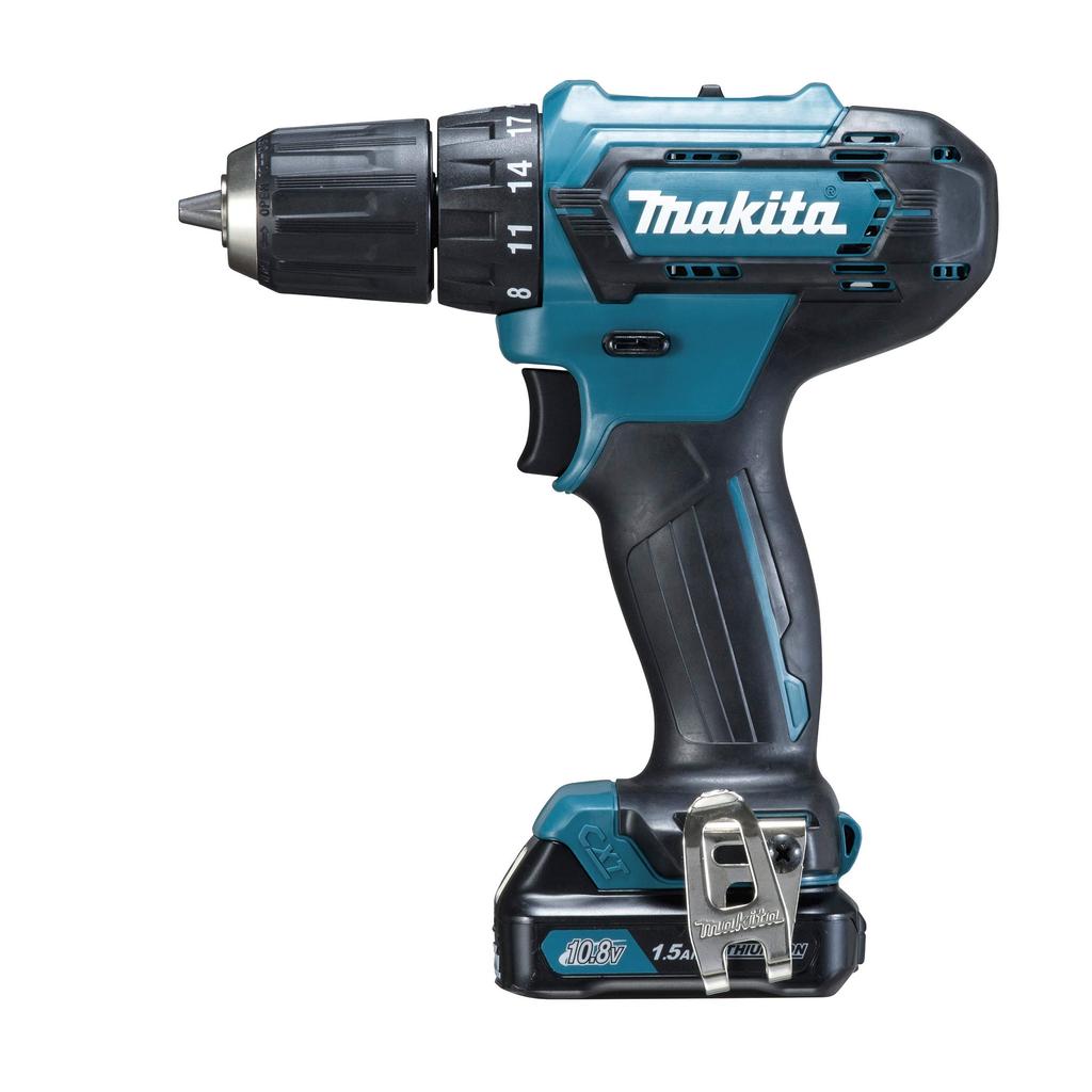 Makita DF333DSHS Аккумуляторный шуруповерт и сумка для инструментов, 10,8 В 1,5 Ач, Аккумулятор, Зарядное устройство,