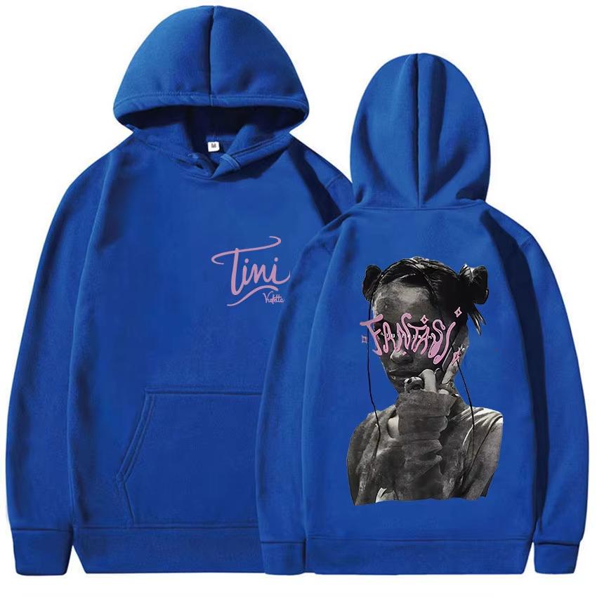 2026 Hot Sale Singer TINI STOESSEL Futtura Tour Album Hoodie Unisex Casual Streetwear Hooded Fashion Soft Sweatshirt Loose Cozy and Versatile