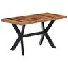 Dining Table 140x70x75 cm Solid Acacia Wood