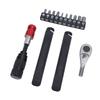 Cycling Ratchet Wrench Set Multitool Tire Levers Portable Cycling Maintenance Kit with Screwdriver Bits for Home