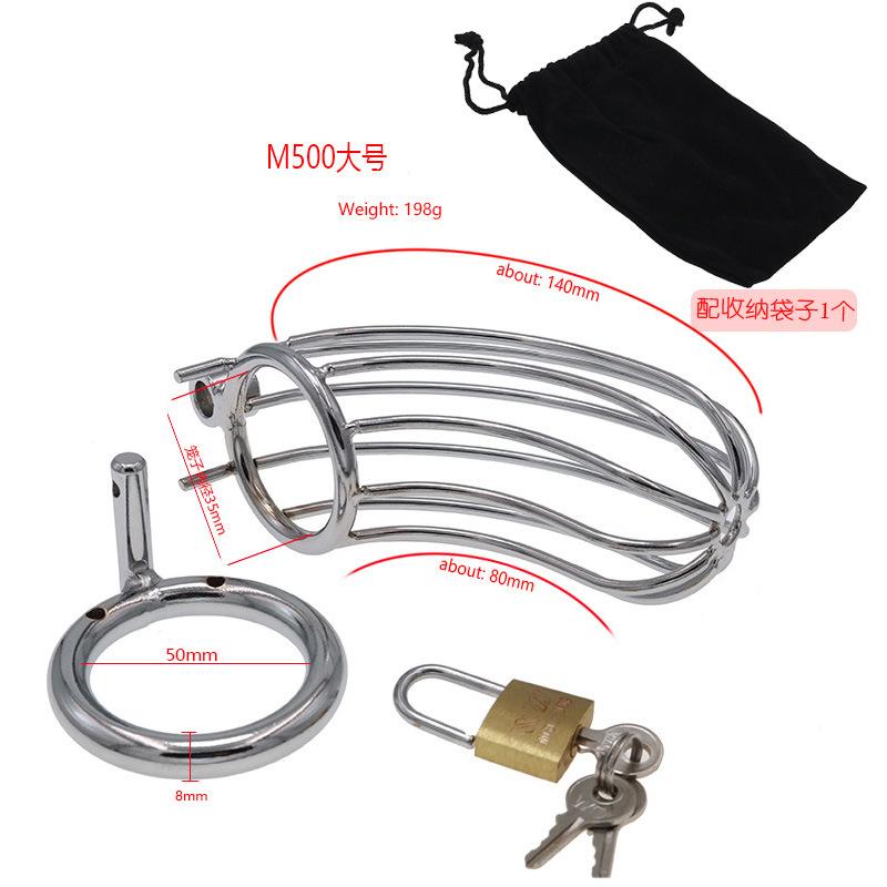 Металлическая клетка Пенис Замок целомудрия Замок целомудрия Очиститель долгосрочного ношения CB Секс-игрушки Секс-инструменты Клетка SM