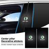 Car Emblem Center Pillar Sticker Auto Door Decorative Stickers for SCALA Superb Octavia 2 3 A4 A5 Fabia Kamiq Kapoq Kodiaq Rapid