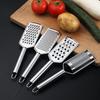 Cheese Grater Mirror Polish Corrosion Resistant Ergonomic Handle Hanging Hole Design Multipurpose