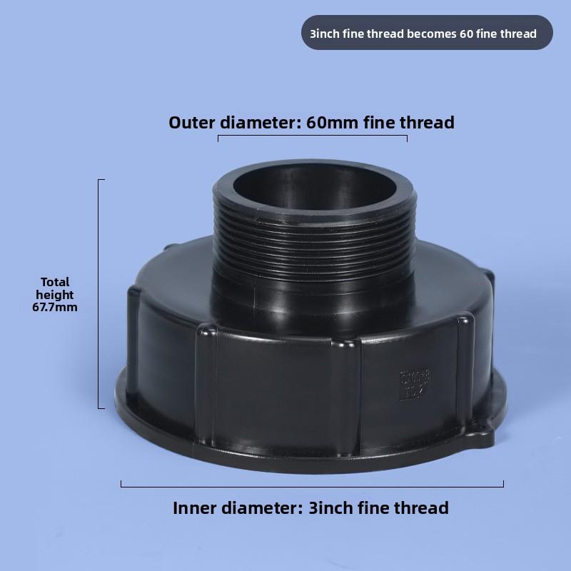 1/2" 3/4" 1" 1.5" 2" 3" 4" IBC Водяной бак Конвертор Адаптер Мелкая и Крупная резьба 1000L Тонн Бочка Садовый Полив Клапан Фитинги