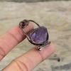 African Amethyst Rough Pendant Electroformed Copper Pendant Handmade Jewelry Biwa Pearl Gemstone Pendant Electroformed Jewelry Gift For Wife