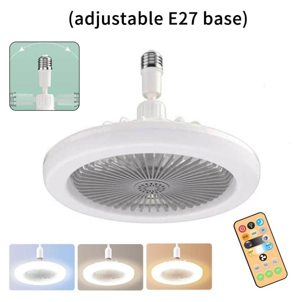 Светодиодная лампа 2-в-1 с тремя скоростями вращения вентилятора, потолочный светильник, светильники, светодиодный вентилятор, исследование