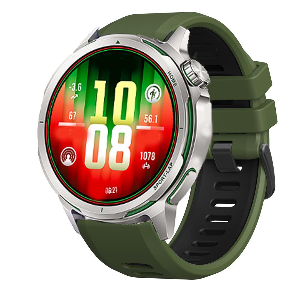 Быстросъемный 22 мм двухцветный спортивный силиконовый ремешок для HUAWEI WATCH GT Runner2 Ремешок для HUAWEI GT6 GT5 GT4 GT3 46 мм браслет