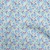 Cotton Flex Light Blue Fabric Fruits Peach Sewing Craft Projects Fabric Prints By Yard 40 Inch