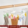 Creative Home Foldable Drying Rack with Clothes Pegs for Drying Socks
