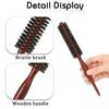 Hair Brush Small Round Brush Wooden Handle Hair Curly Comb New Teasing Brush  Home