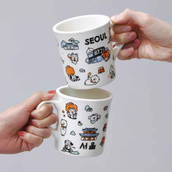 BT21 Кружка Seoul Edition (340 мл / 11,49 жидких унций.)