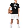Nike T Shirts Men's Black Crew Neck Moderate Straight Fit CT9824-010