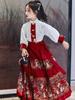 Весенний набор Hanfu для девочек 2026 года - Костюм в традиционном китайском стиле
