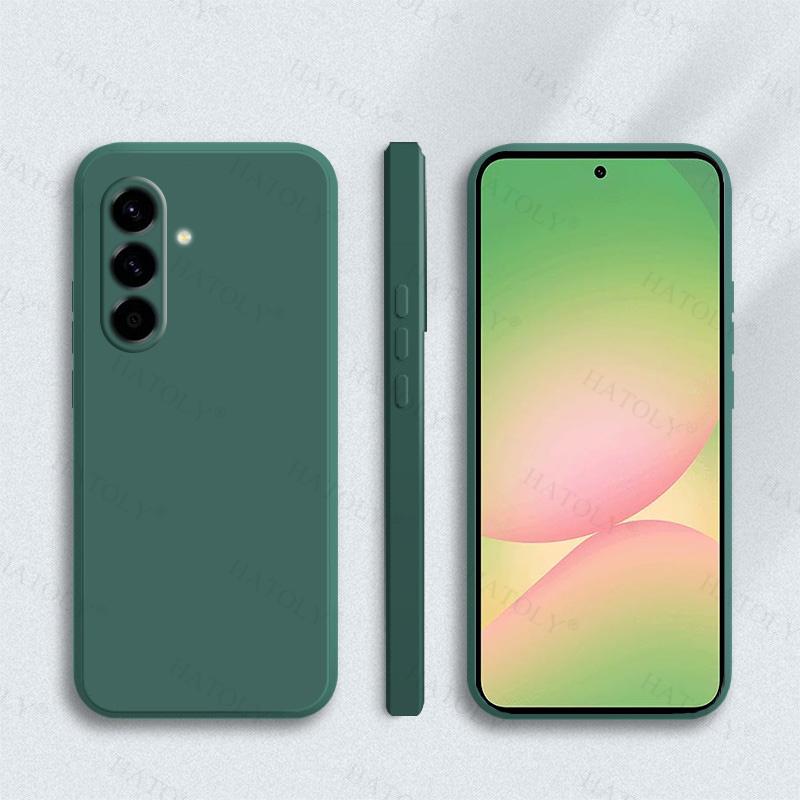 Чехол-накладка для Samsung Galaxy A56 Для Samsung Galaxy A56 5G Оригинальный жидкий силикон Конфетный цвет Задняя крышка Для чехла Samsung A56