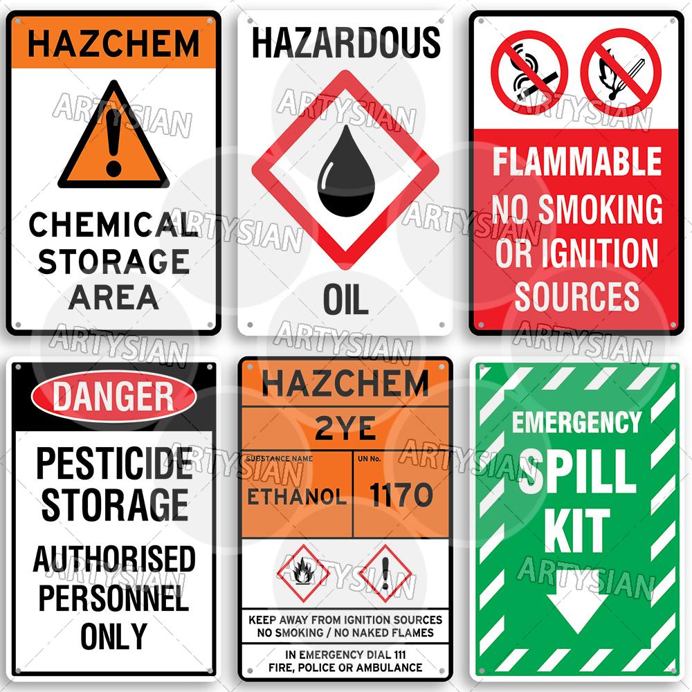 Биологическая опасность Металлическая табличка Hazchem Станция SDS Табличка Сельскохозяйственная химическая безопасность Пестицид Сжиженный нефтяной газ Бензин Дизельное топливо Этанол Предупреждение UN 1202