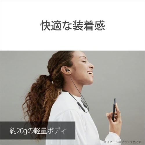 Sony Беспроводные наушники WI-C100: Совместимость с Bluetooth/25 часов автономной работы/IPX4 защита от брызг/оборудование DSEE черный WI-C100 BZ маленький