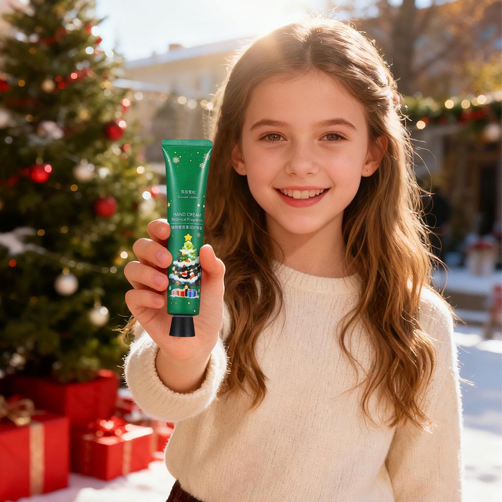 Christmas Plant-based Scented Hand Cream, Christmas Hand Moisturizing Hand Cream, Winter Moisturizing And Reducing Dryness.