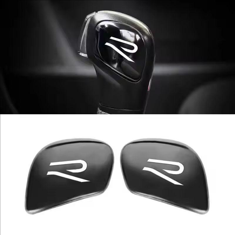 For Volkswagen 1K2 Car Gearbox Control Gear Lever Stickers Shift Stick Handle Accessories For VW GTI Polo Golf Passat Tiguan Arteon Taigo Hub Cap