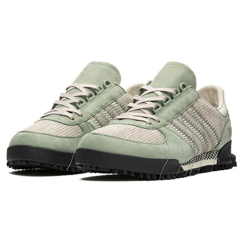 adidas Кроссовки унисекс Y-3 Marathon Silver Green Светло-коричневые Off-White IG5307